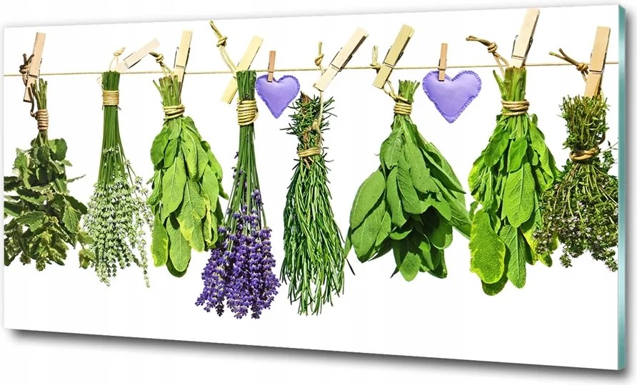 Fotótapéta üvegfalra Gyümölcsök és zöldségek 125x50