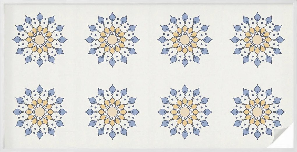 Ablakfólia Öntapadós Adatvédelem Dekoratív mandala 200x100