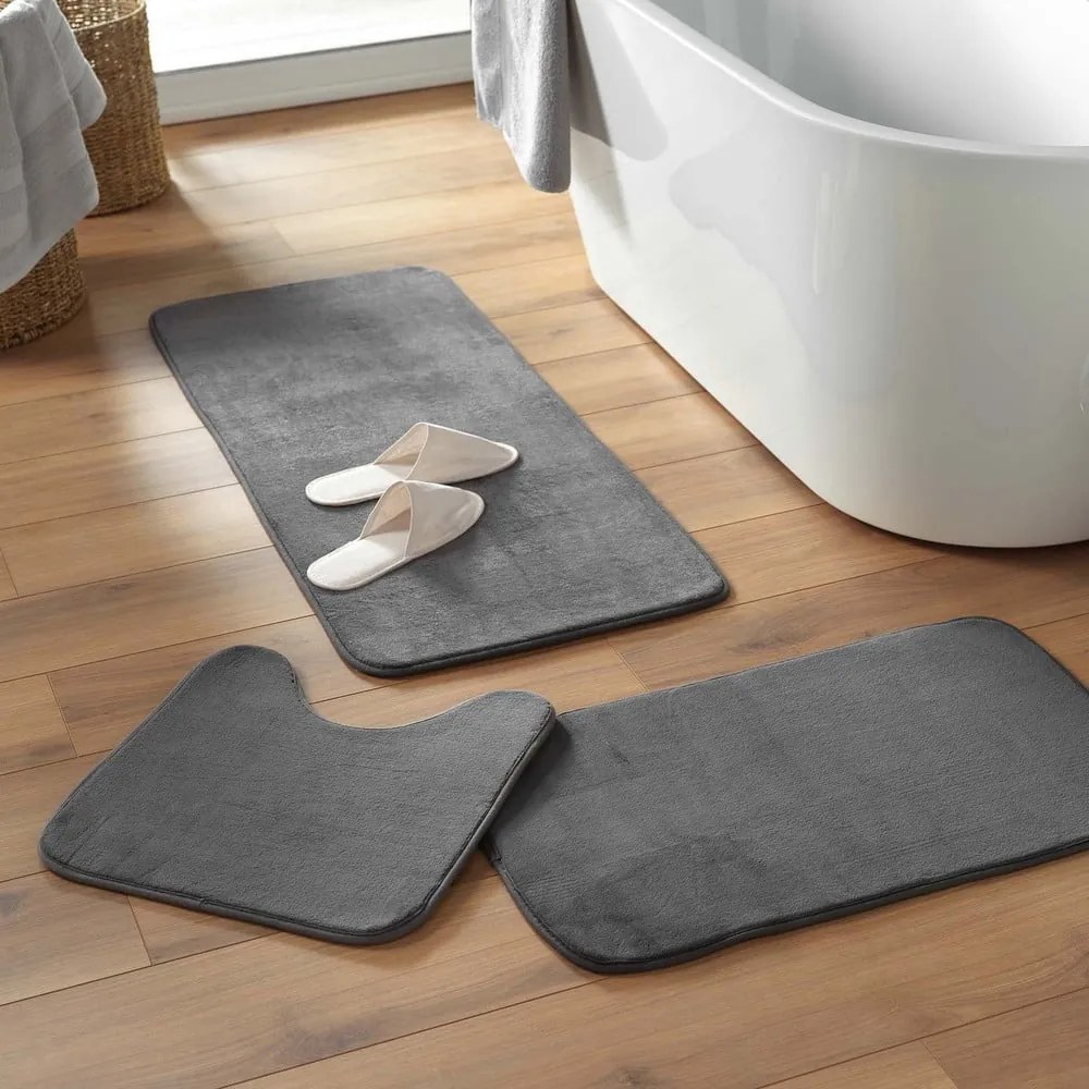 Antracitszürke fürdőszobai kilépő 50x120 cm Vitamine – douceur d'intérieur