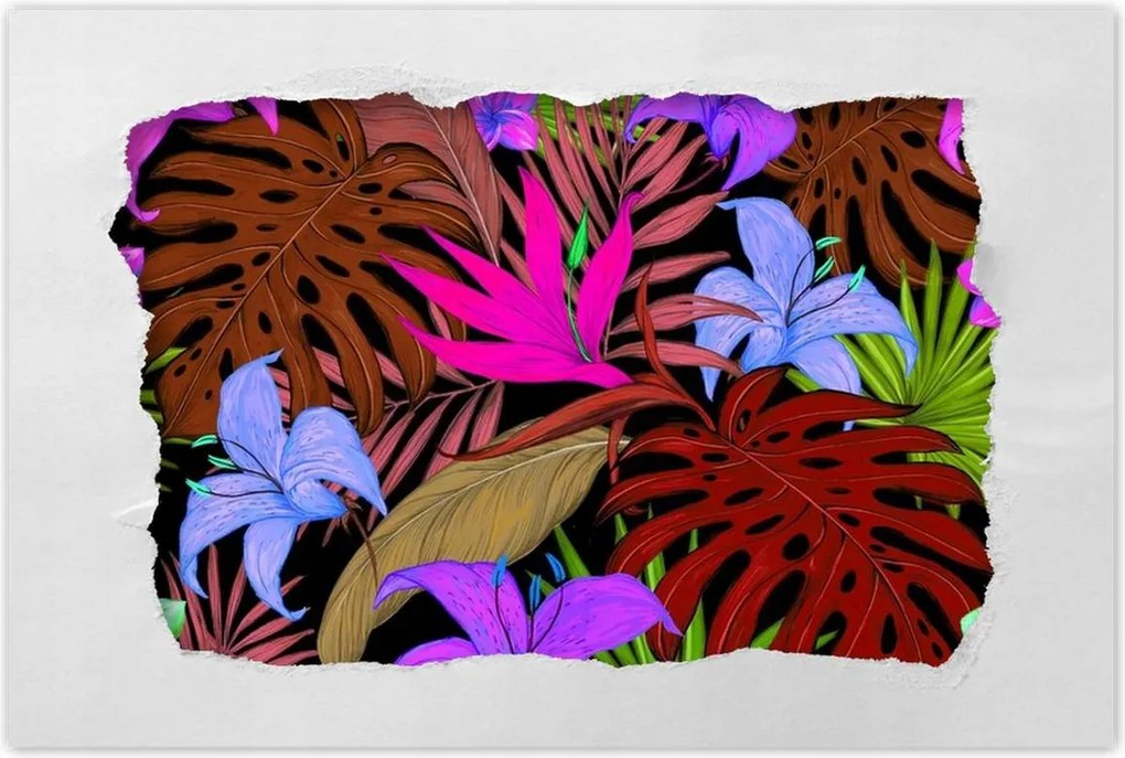 Poszterek 60x40 Őszi Monstera Trópusok