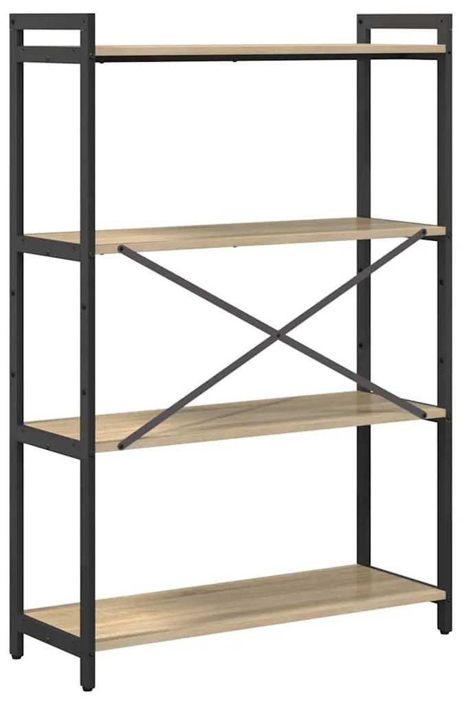 Könyvszekrény sonoma tölgy 80 x 30 x 118 cm Faanyag