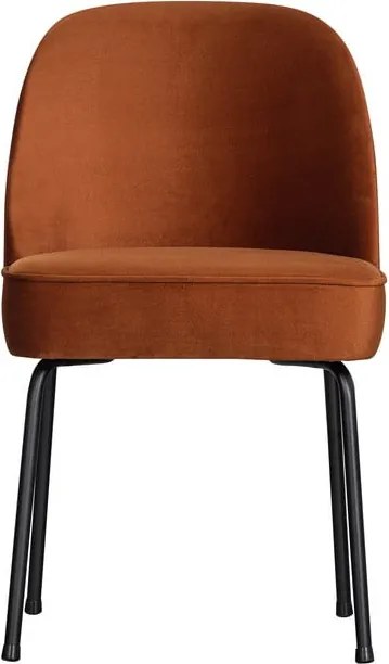 Téglavörös bársony étkezőszék szett 2 db-os Vogue – WOOOD