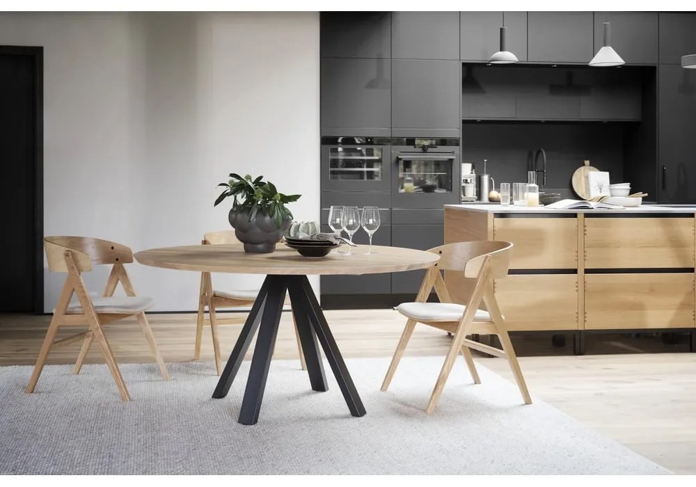 Natúr színű étkezőszék szett 2 db-os Waterton - Rowico