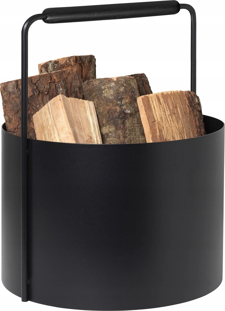 Blomus Ashi Fa tároló doboz fekete tartó