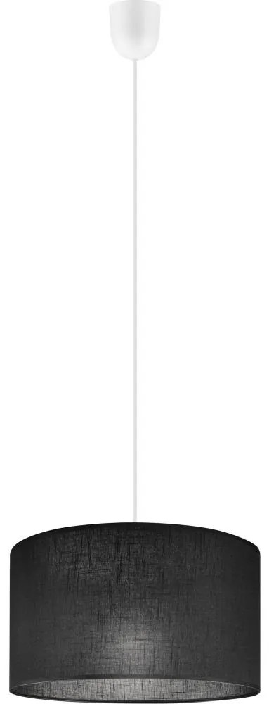 Csillár zsinóron SIRJA 1xE27/60W/230V fekete