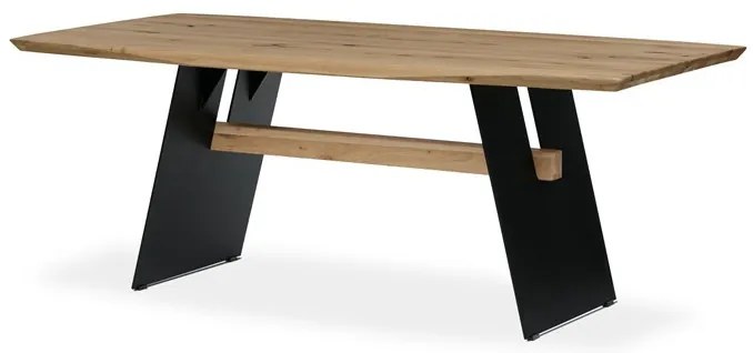 Tömör Tölgy Étkezőasztal 200×100 cm. DUB – DS-M200