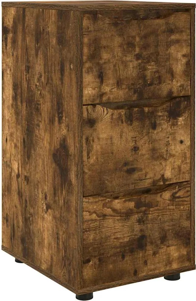 vidaXL Tárolószekrény Füstölt tölgy 40 x 48 x 81 cm Faanyag