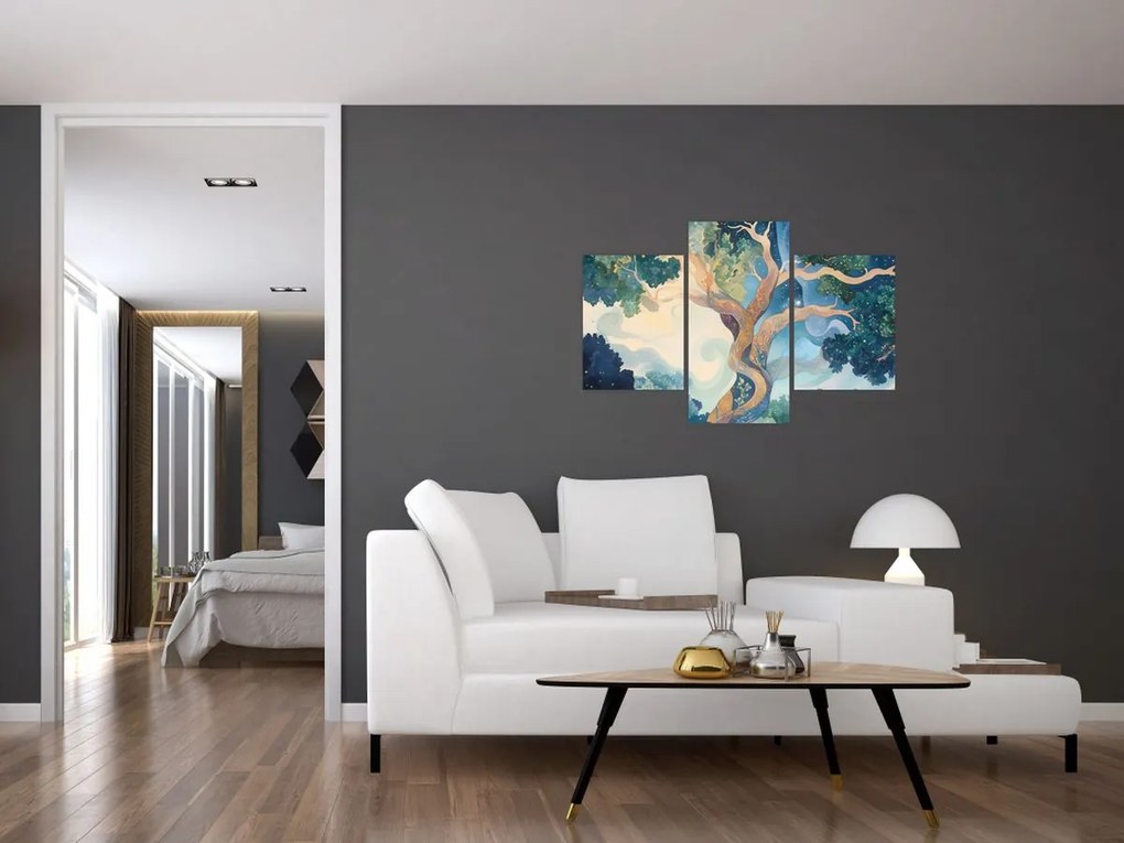 Kép – Kozmikus fa (90x60 cm)