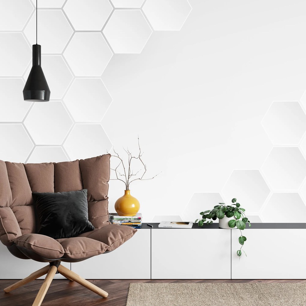 Hexagon fotótapéta - VEXL - 208x146cm