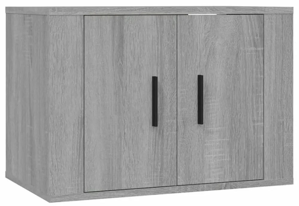 szürke sonoma színű fali TV-szekrény 57 x 34,5 x 40 cm