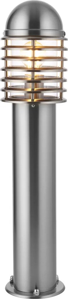 ENDON YG-6002-SS LOUVRE Modern Kültéri Állólámpa Polírozott Rozsdamentes Acél, Átlátszó E27 IP44