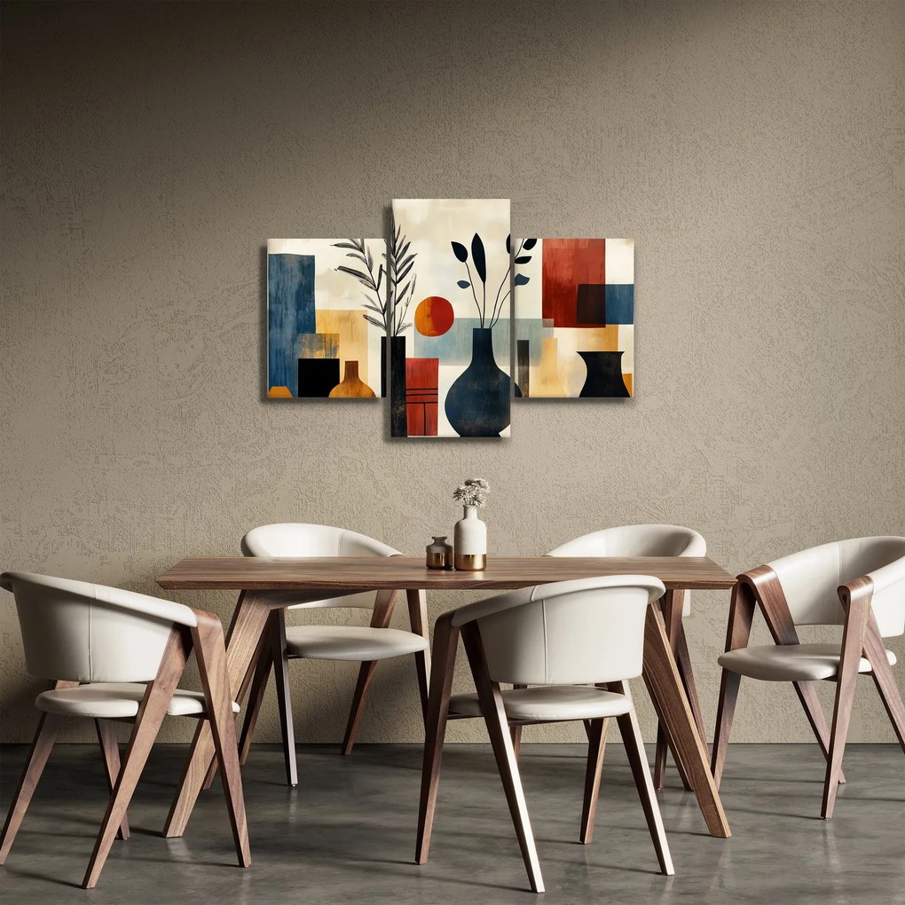Kép - Kubista vázák (90x60 cm)