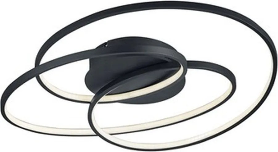 TRIO 673916032 GALE Modern LED Mennyezeti Lámpa Fekete LED IP20