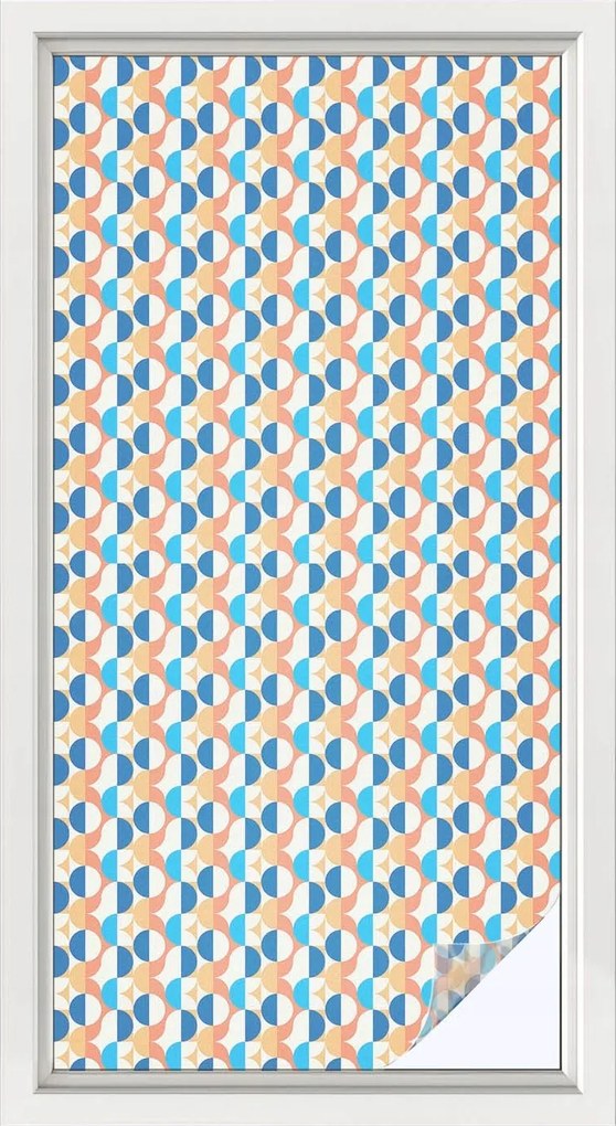 Ablaküveg fólia Adatvédelem Geometriai szimmetria 50x100 cm