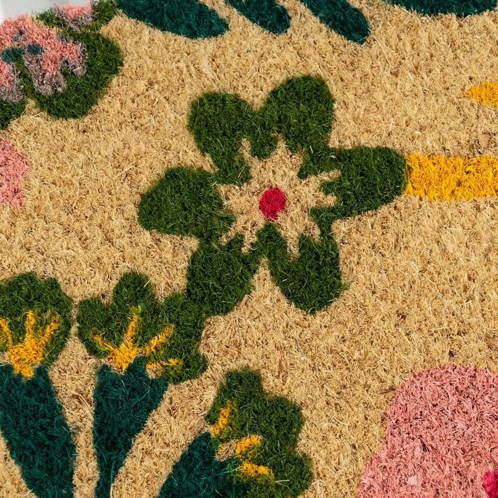 Kókuszrost lábtörlő 40x60 cm Flora – Casa Selección