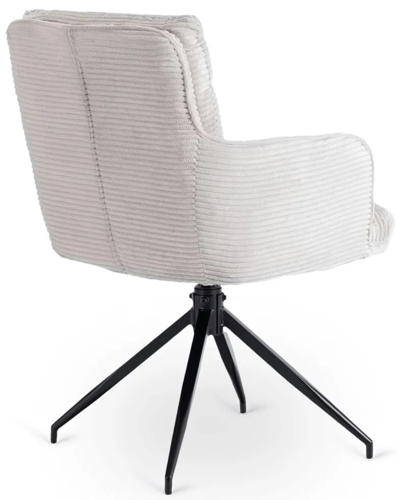 Forgó Étkező/Tárgyaló Fotel Szürke Színben. Akita