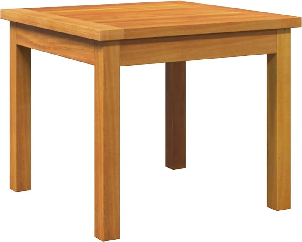 vidaXL Oldal asztal Olaj Természetes Tömör Akácfa