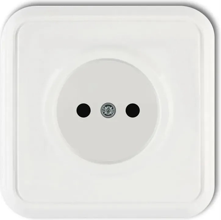 Egyes aljzat Kontakt földelés nélkül, komplett Liza kerettel Karlik