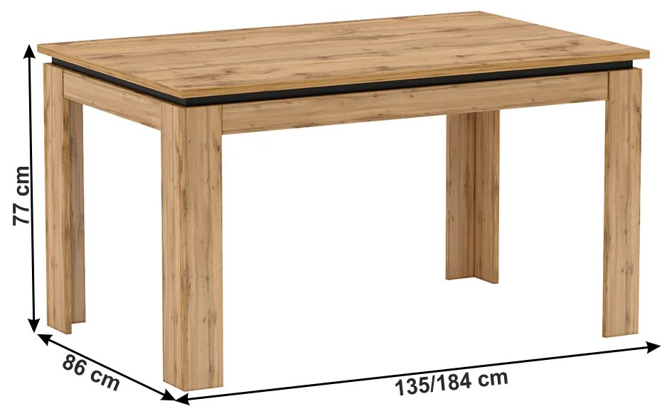 Étkezőasztal Toriana S (pre 4 až 8 osôb). 1017054