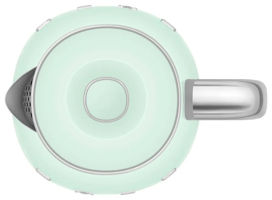 Világoszöld rozsdamentes acél vízforraló 800 ml Retro Style – SMEG