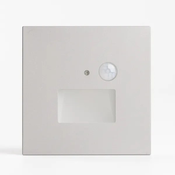 LED lépcsővilágító lámpa mozgásérzékelővel LED/1,5W/230V 3000/4000/6000K szürke