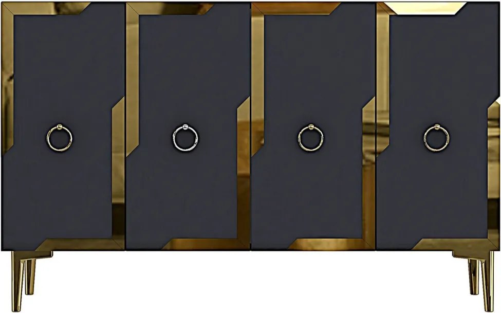 Seza 120 - Anthracite, Gold