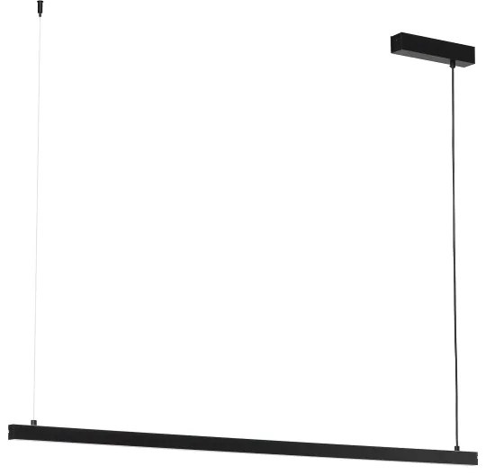 Argon 8835 - LED Csillár zsinóron MIAMI LED/37W/230V 3000K fekete