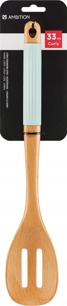 Szűrőkanál Konyhai Fa Curly 33 CM Ambition