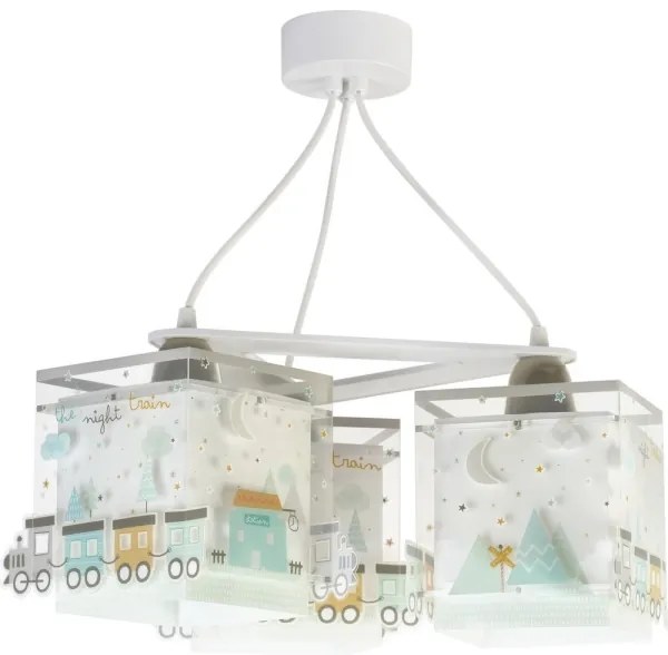 Dalber D-63534 - Gyerek csillár TRAIN 3xE27/60W/230V