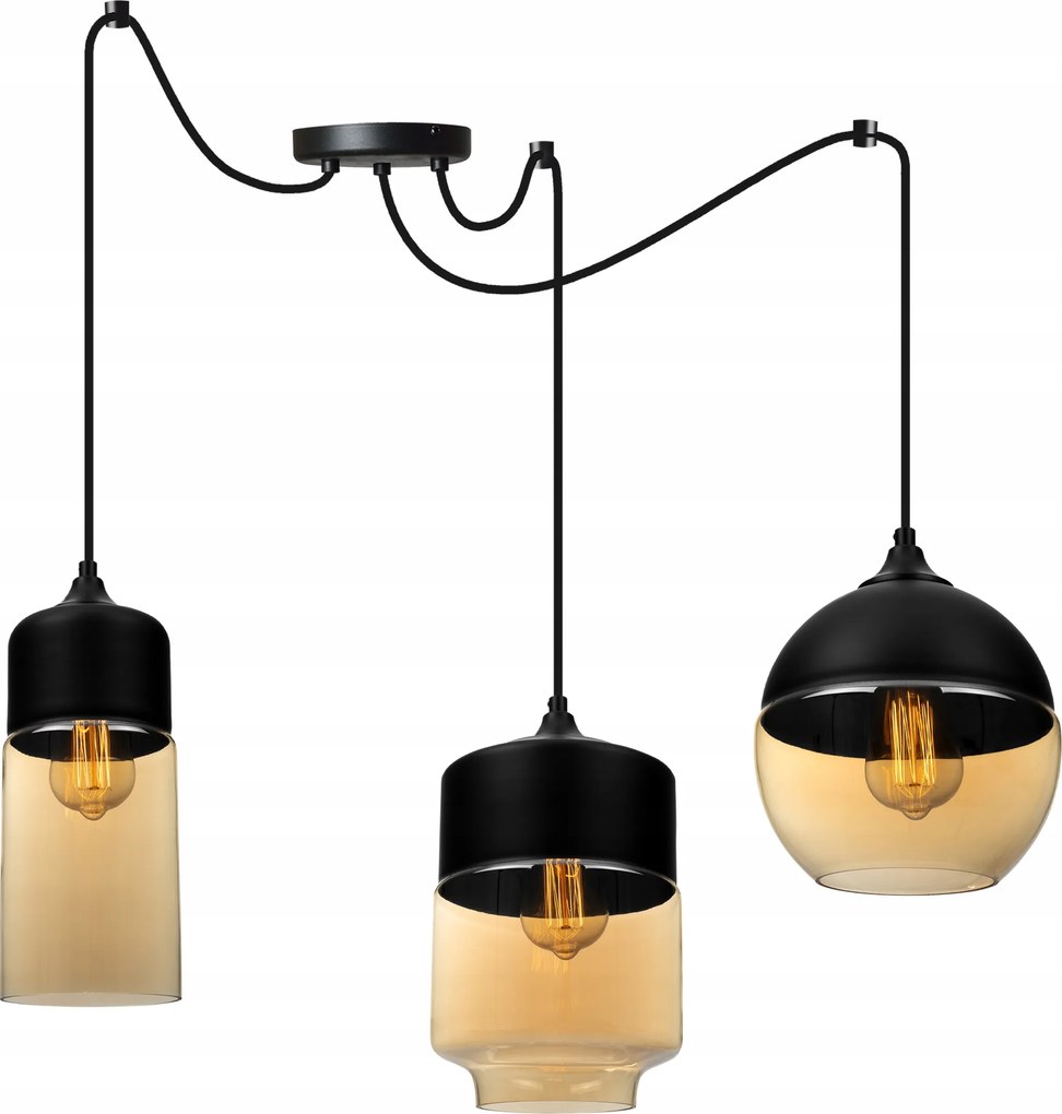 Mennyezeti Lámpa Lógó Csillár Üveg Díszléc Loft Pók Nappali Étkező