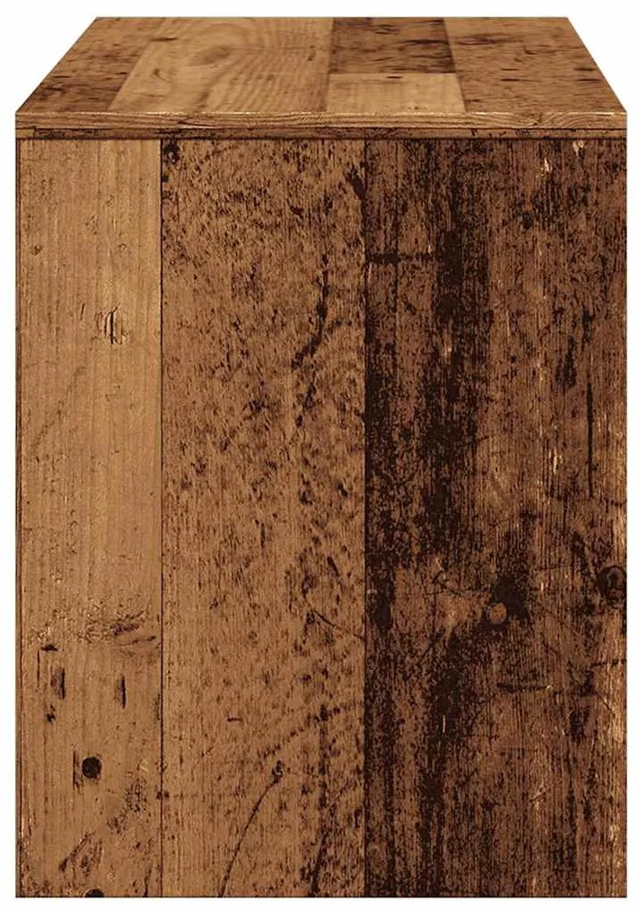 öltözőszék Régi fa 70x35x45 cm Gépelt fa