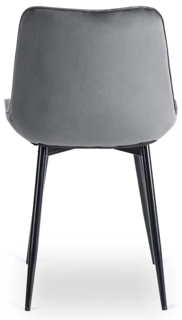 Szürke Bársony Étkezőszék. CHRIS
