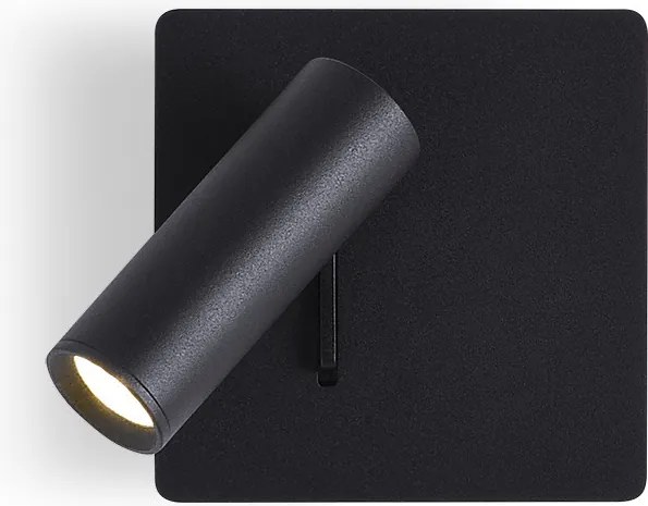 RENDL MIG fali lámpa fekete 230V LED 3W 30° 3000K