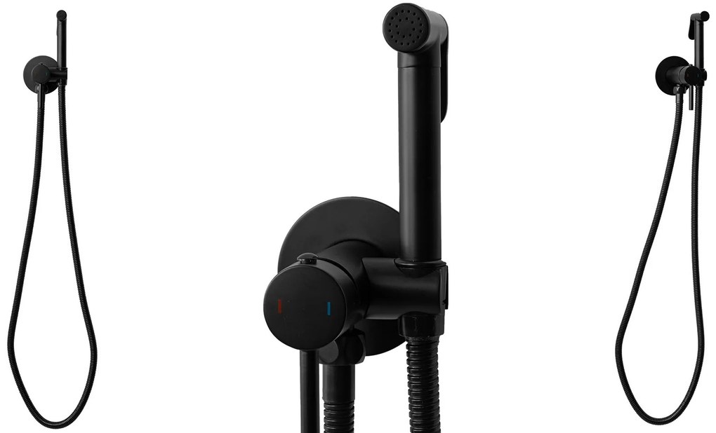 Rea  Lungo Loop black süllyesztett bidé csaptelep