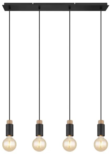 Globo 54045-4H - Csillár zsinóron MATTI 4xE27/40W/230V