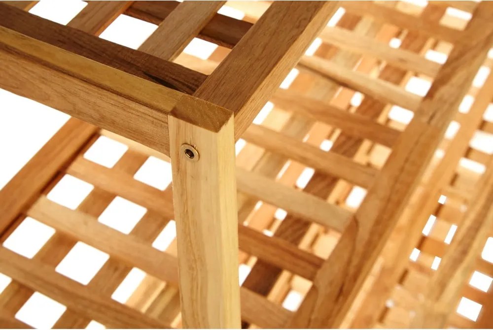 Natúr színű diófa cipőtartó – Premier Housewares