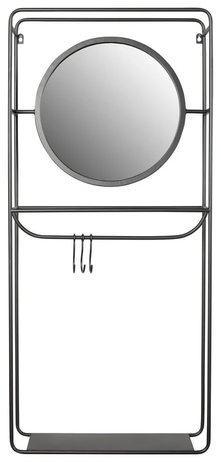 Fekete acél előszoba bútor Duco – White Label