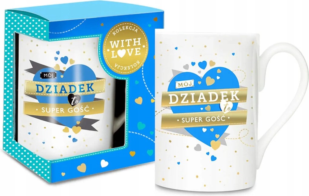 Kerámia bögre Nagypapám egy szuper vendég 350 ml