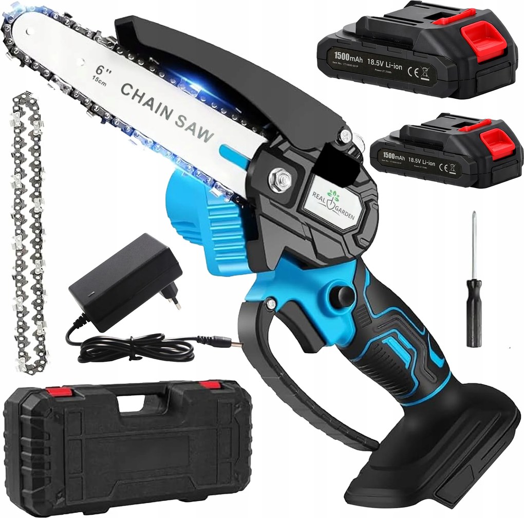 Kis Láncfűrész Fa ágfűrész Akkumulátoros Kerti Mini