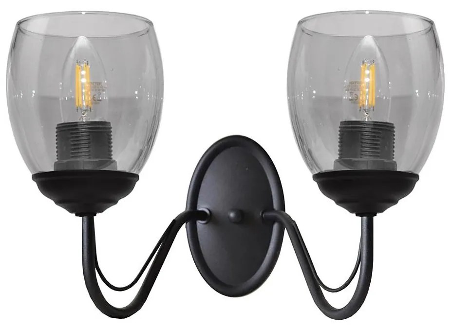 Fali lámpa ALLENA 2xE27/15W/230V