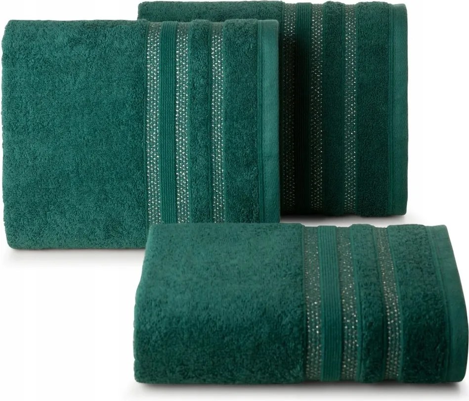 Judy törölköző 50x90 Eurofirany sötétzöld