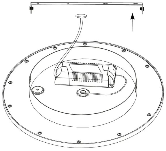 Eglo 97958 - LED RGBW mennyezeti lámpa SARSINA-C LED/16W/230V + távirányító