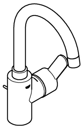 GROHE 23043003 - EUROSTYLE COSMOPOLITAN mosdócsaptelep L méret, króm