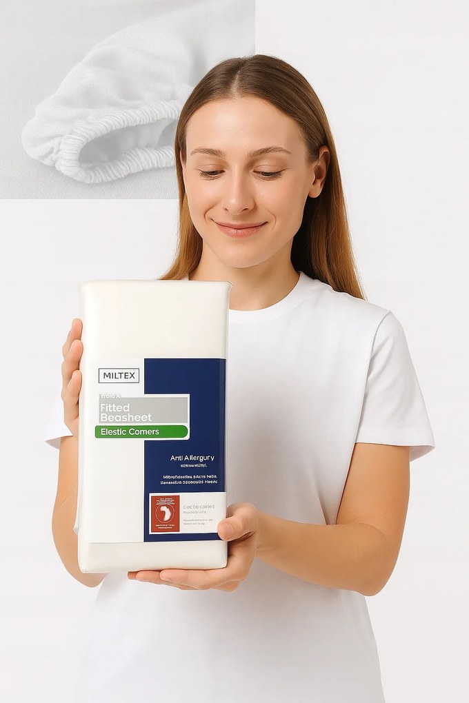 Gumis Jersey Lepedő Puha Légáteresztő Bézs 90-100 x 200 CM