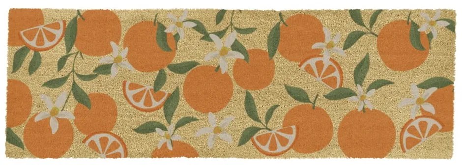 Kókuszrost lábtörlő 40x120 cm Orange – Artsy Doormats