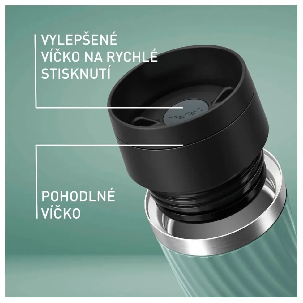 Világoszöld utazóbögre 360 ml – Tefal