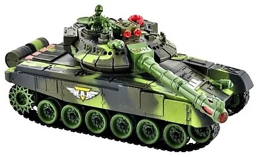 Távirányítós War Tank Terepmintás T-90 Harckocsi Két Tank Egymással Harcolhat