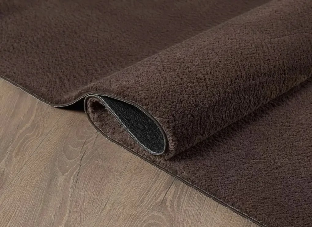 Royal Shaggy Szőnyeg 252 Dark Brown (sötétbarna) 120x170cm