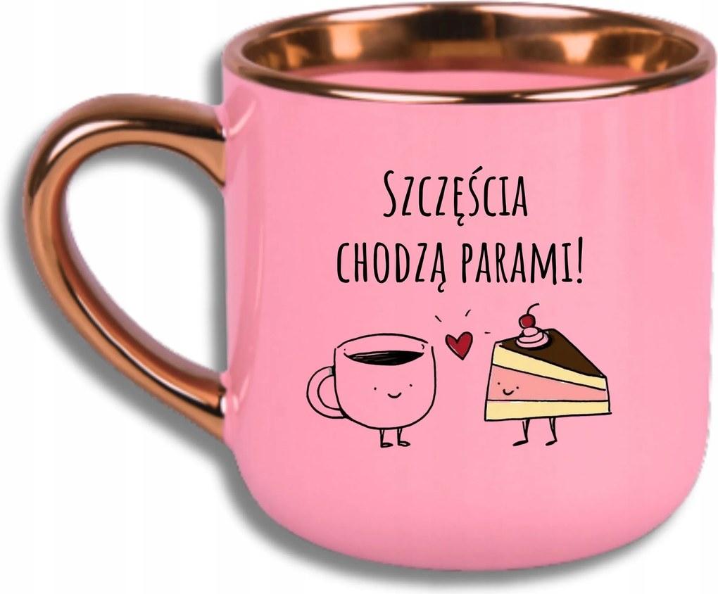 Bögre Rózsaszín Elegáns Nagy Vicces Szerencse Ajándék Párban Járnak