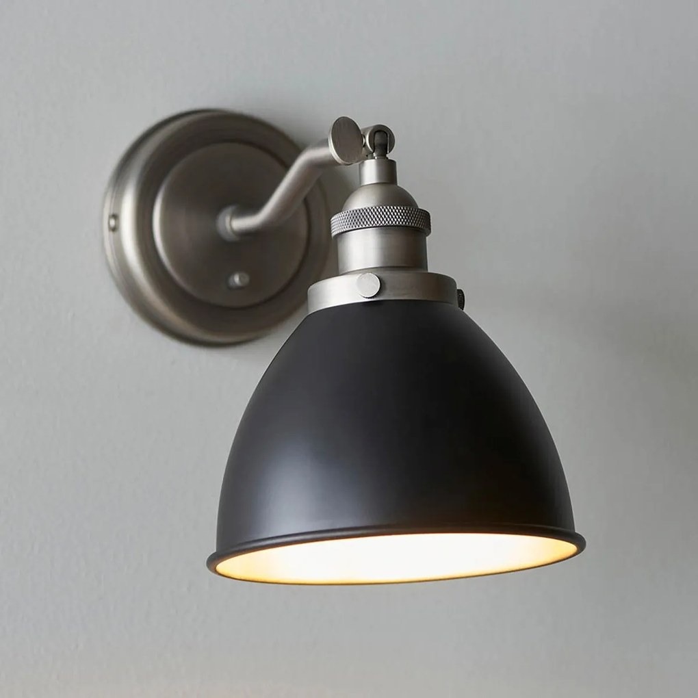 Endon loft fali lámpa franklin fekete antik ón end98751